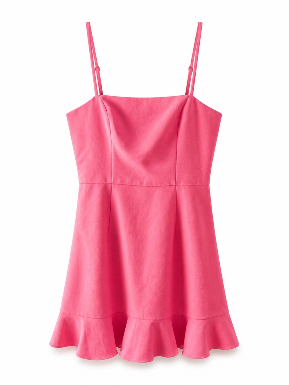 French Connection Y2K Mini Ruffle Dress